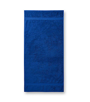 Синя памучна хавлия Varina 50x100 см снимка