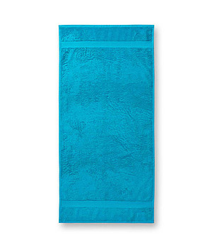 Синя памучна хавлия Varina 50x100 см снимка