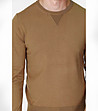 Мъжки пуловер в цвят камел Gavino-2 снимка