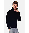 Мъжки черен пуловер Dexter-0 снимка