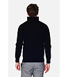 Мъжки черен пуловер Dexter-1 снимка