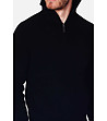 Мъжки черен пуловер Dexter-2 снимка