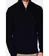 Мъжки пуловер в черно с кашмир Conrad-2 снимка