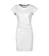 Бяла памучна рокля Vala-0 снимка