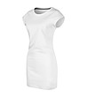 Бяла памучна рокля Vala-2 снимка