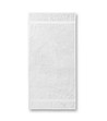 Бяла памучна хавлия Varina 50x100 см-0 снимка