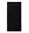 Черна памучна хавлия Varina 50x100 см-0 снимка
