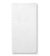Бяла памучна хавлия 50х100 см-0 снимка