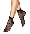 Черни къси дамски чорапи на звездички Gaja 15 DEN-0 снимка