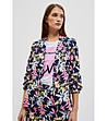 Многоцветно дамско сако с принт Daysie-2 снимка