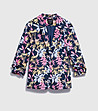 Многоцветно дамско сако с принт Daysie-3 снимка