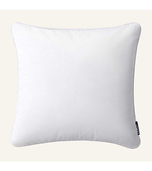 Бяла калъфка за възглавница с изчистен дизайн 45x45 см Aura снимка