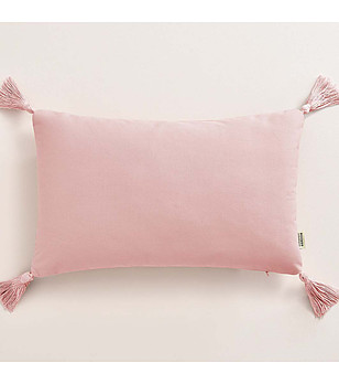 Продълговата калъфка за възглавница в розова пудра Soul 30x50 см снимка