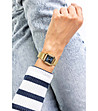 Златист дамски часовник със син циферблат Dixi-1 снимка