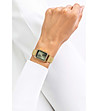 Златист дамски часовник със зелен циферблат Kim-1 снимка