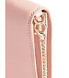 Малка дамска чанта в розов нюанс с лого Velina-4 снимка