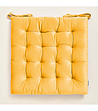 Възглавница за стол в цвят горчица Nova 40x40 см-0 снимка