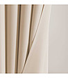 Завеса Aura в цвят крем 140x250 см-2 снимка