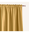 Завеса Aura в цвят горчица 180x260 см-1 снимка