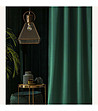 Завеса Aura в зелен цвят 180x280 см-2 снимка