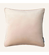 Калъфка Lush за декоративна възглавница в цвят крем 45х45 см-0 снимка