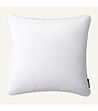 Бяла калъфка за възглавница с изчистен дизайн 45x45 см Aura-0 снимка
