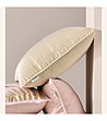 Кремава калъфка за възглавница с декоративни шевове Colette 40x40 см-2 снимка