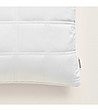 Калъфка за възглавница в пречупено бяло с декоративни шевове Colette 40x40 см-1 снимка