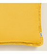 Калъфка за възглавница с ресни цвят горчица Boca Chica 50x50 см-1 снимка
