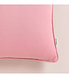 Розова квадратна калъфка за възглавница Pure 40x40 см-1 снимка
