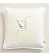 Квадратна калъфка за възглавница в пречупено бяло Bonita 45x45 см-0 снимка