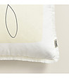 Калъфка за възглавница пречупено бяло Adore 45x45 см-1 снимка
