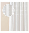 Бяло перде Marisa с бели кръгли елементи 140х250 см-0 снимка