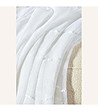 Бяло перде Marisa с бели кръгли елементи 140х260 см-3 снимка