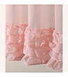 Перде в розово с къдрички в основата Flavia 140x250 см-2 снимка