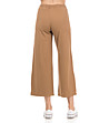 Дамски памучен панталон в цвят камел Thea-1 снимка