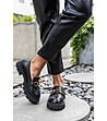 Черни дамски обувки с масивна подметка Radinora-4 снимка