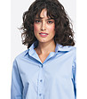 Дамска риза в светлосин цвят Gita с високо съдържание на памук-3 снимка