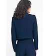 Късо дамско сако в тъмносин цвят Laura-1 снимка