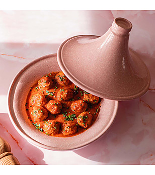 Розов керамичен таджин Stone Rose снимка