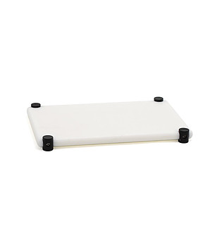 Бяла дъска за рязане с крачета снимка