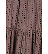 Кафява памучна пола от английска дантела  Chika-3 снимка