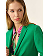 Зелено дамско сако Karema-2 снимка
