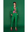 Дамски зелен панталон Jani-4 снимка