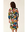 Многоцветна рокля Estimi с флорален принт-1 снимка