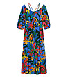 Многоцветна рокля Palmiko с ефектен принт-2 снимка