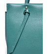 Зелена дамска чанта от естествена кожа Lavoni-2 снимка