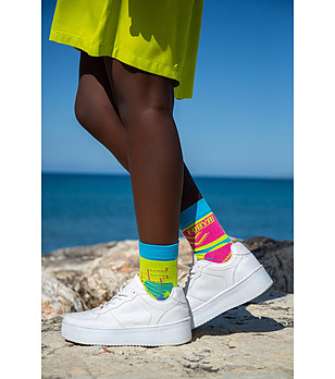 Дамски многоцветни чорапи Diona снимка