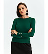 Дамски зелен пуловер Arabella-2 снимка