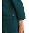 Тъмнозелено дамско сако Boni-4 снимка